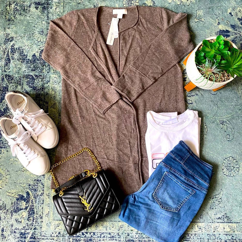 NWT ply cashmere cardigan